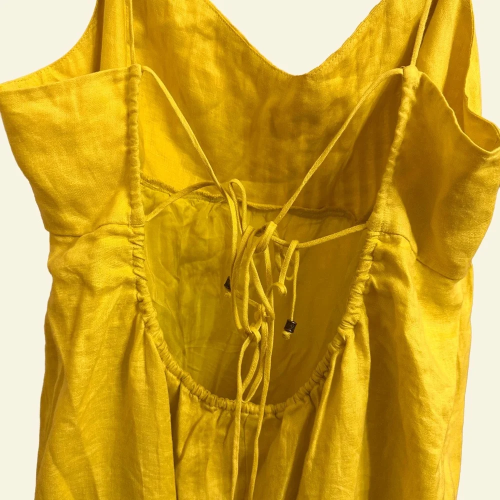 MAEVE BY ANTHROPOLOGIE YELLOW DRESS - Picture 4 of 6